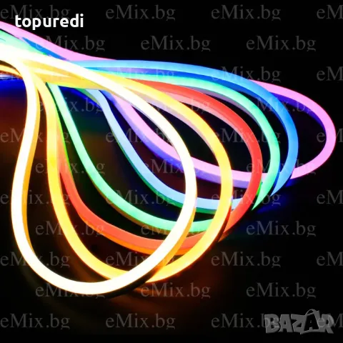 Многоцветен LED светлинен маркуч, 5 метра, снимка 3 - Други - 48141533