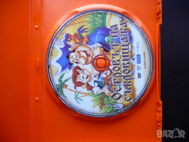 Островът на съкровищата DVD филм злато пирати карта изоставен, снимка 2 - Анимации - 50892625