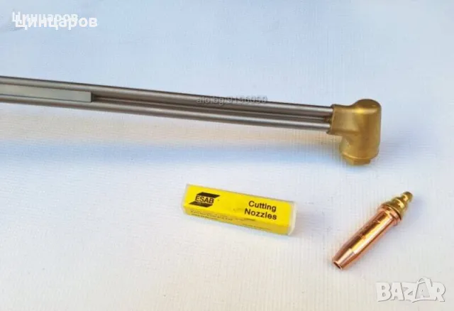 Резак ESAB 700мм, маркуч 10м. двоен, вентили пропан и кислород, дюза, клапани предпазни , снимка 2 - Други инструменти - 48149463