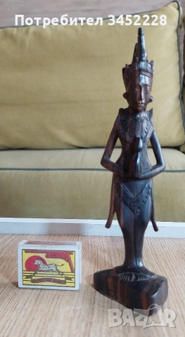 дърворезба масив за ценители височина 20см , снимка 7 - Декорация за дома - 52964426