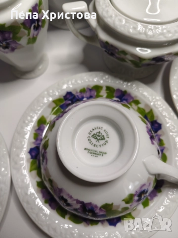 Сервиз за чай от немски порцелан Rosenthal, снимка 2 - Сервизи - 51862894