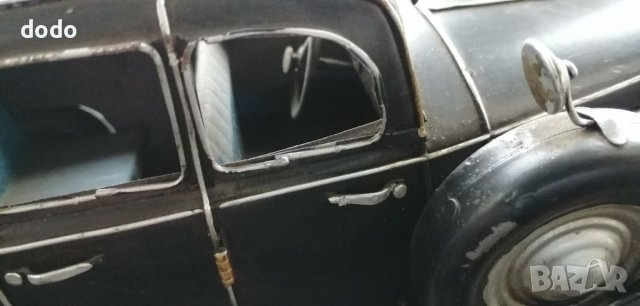 Винтидж класик количка метална mercedes , снимка 8 - Автомобили и джипове - 40513533