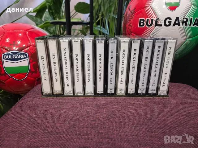 Аудио касети HITACHI EX-C60, TDK SA90, MAXELL XLII90, BASF CR-SII90 с хубави записи + подарък
