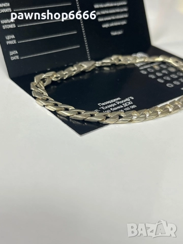 Сребърна гривна 925 проба, снимка 4 - Гривни - 52574176