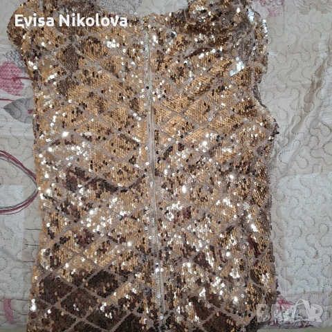 къса рокля с дълъг ръкав, снимка 2 - Рокли - 53999835