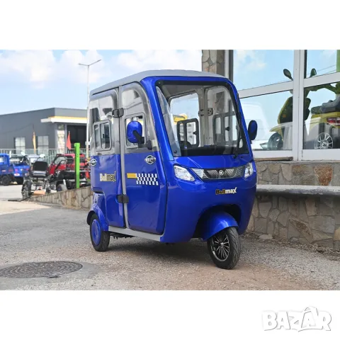 Триместна електрическа триколка с кабина и сваляеми 4 врати Bullmax Atlas 3000W, 72V/32Ah, снимка 2 - Инвалидни скутери - 55948201
