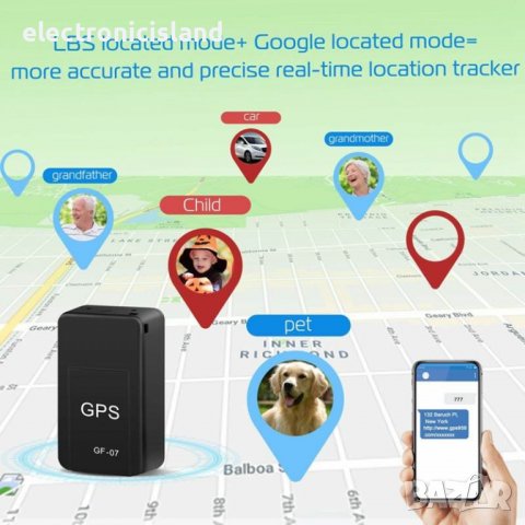 GPS проследяващо устройство, Шпионски Бръмбар с магнит, GPS Sim card tracker, снимка 8 - Други - 39059820