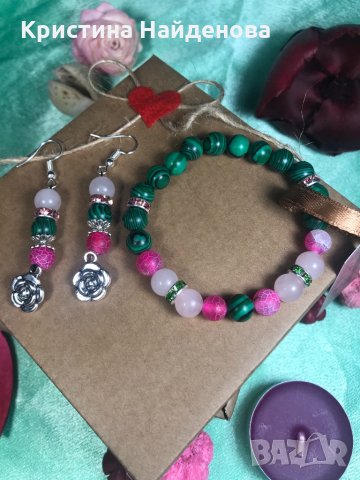 Продавам бижута с естествени камъни , снимка 8 - Гривни - 31536450