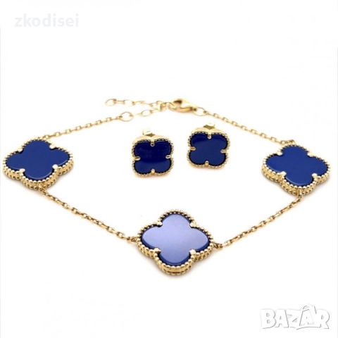 Златна дамска гривна Cleef 7,60гр. 20,0см. 14кр. проба:585 модел:22446-1, снимка 2 - Гривни - 51653907