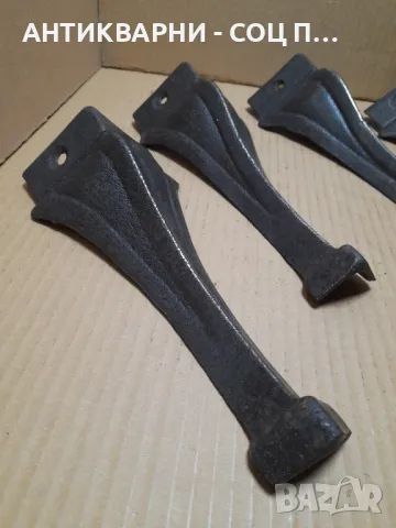 Комплект Стари Чугунени Крака От Стара Печка., снимка 2 - Антикварни и старинни предмети - 48550937