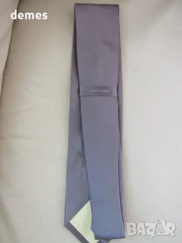 Луксозна сива копринена вратовръзка, нова, снимка 5 - Други - 50229654