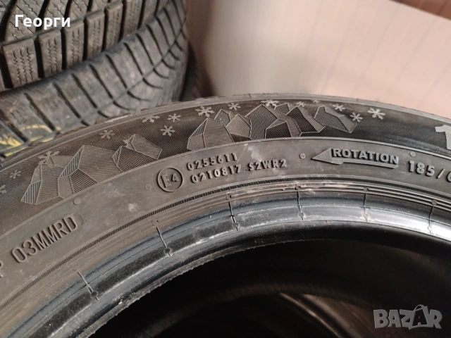2бр. зимни гуми 185/65/15 Semperit, снимка 6 - Гуми и джанти - 53212167