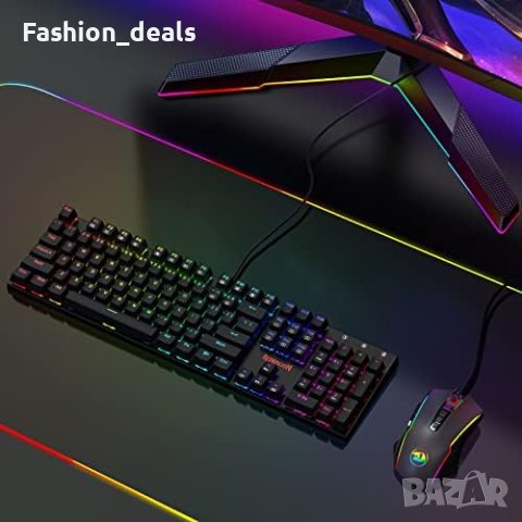 Нова Кабелна Клавиатура LED за PC лаптоп MAC ps4 игри, снимка 6 - Клавиатури и мишки - 42157874