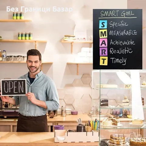 Нова Самозалепваща магнитна дъска 21x31 см, лесно писане и чистене, снимка 2 - Други - 48716082