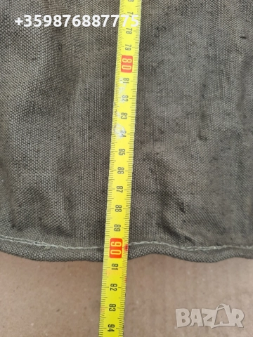 Брезентов Чувал Военен Военни Армия Ретро бна брезент бризент , снимка 5 - Антикварни и старинни предмети - 51550043