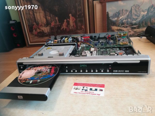 Lenco hdvr-80 hdd & dvd recorder 80gb 0603210621, снимка 3 - Плейъри, домашно кино, прожектори - 32063374