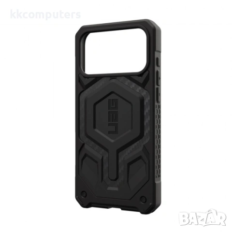 Оригинален кейс UAG Monarch Pro Carbon Fiber, За iPhone 17 Pro Max (6.9), Черен и Протектор, снимка 13 - Калъфи, кейсове - 54161033