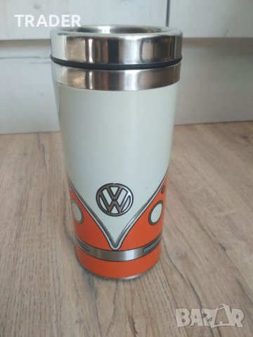 Неръждаема метална инокс термо чаша  термос Volkswagen, снимка 2 - Буркани, бутилки и капачки - 39832032