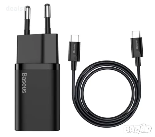 Baseus Super SI Quick Charger 1C Зарядно устройство 25W USB-C/Type-C 1M