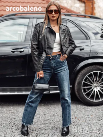 Дамски дънки с висока талия WESTCODE