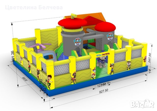 надуваема пързалка , атракцион, забава , снимка 4 - Надуваеми играчки - 44458986