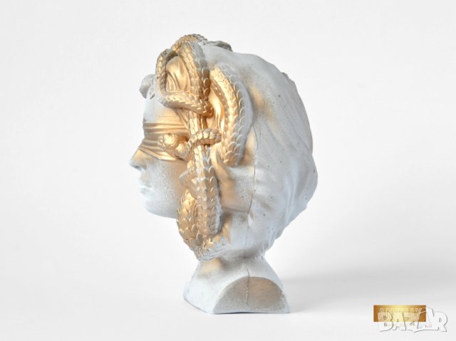 Кашпа с форма на гръцка богиня / Подарък за дома / Абстрактна Кашпа Горгона Медуза, снимка 7 - Декорация за дома - 40522198