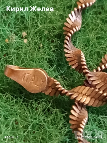 Сребърно колие великолепна спираловидна ретро плетка майсторска ръчна изработка 52300, снимка 3 - Колиета, медальони, синджири - 52863297