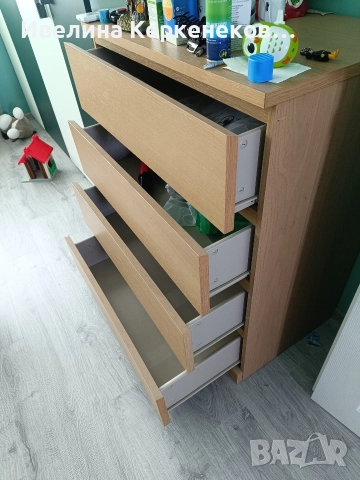 кафяв скрин икеа, снимка 2 - Скринове - 52595562