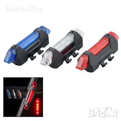 Акумулаторни LED задни светлини стоп за велосипед USB колело зарядно, снимка 6 - Аксесоари за велосипеди - 29155681
