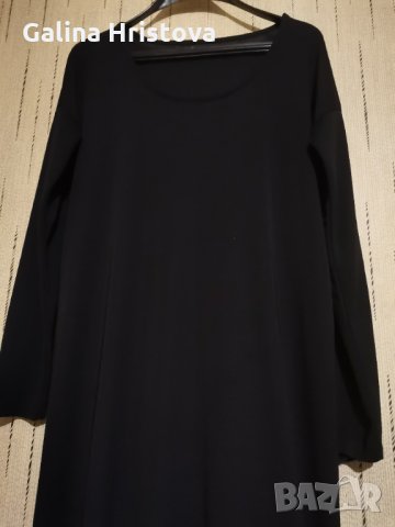 ЕЛЕГАНТНА ЧЕРНА РОКЛЯ РАЗМЕР ДО 2-3XL, снимка 4 - Рокли - 29630835