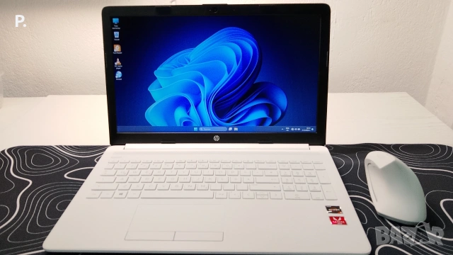 Снежно бял лаптоп HP , отличен! , снимка 5 - Лаптопи за дома - 53928292