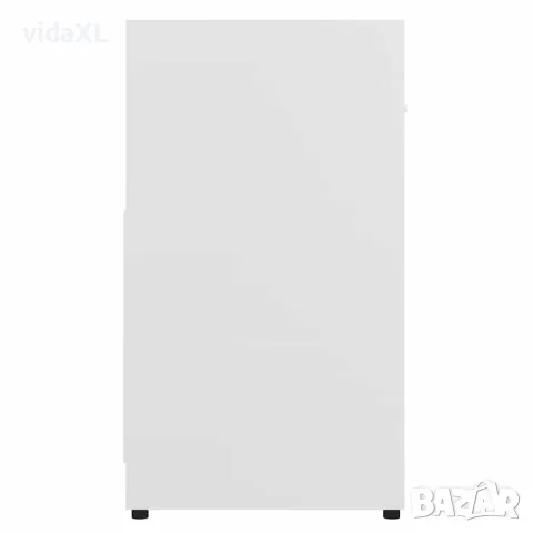 vidaXL Шкаф за баня, бял, 60x33x61 см, инженерно дърво, снимка 7 - Шкафове - 56147721