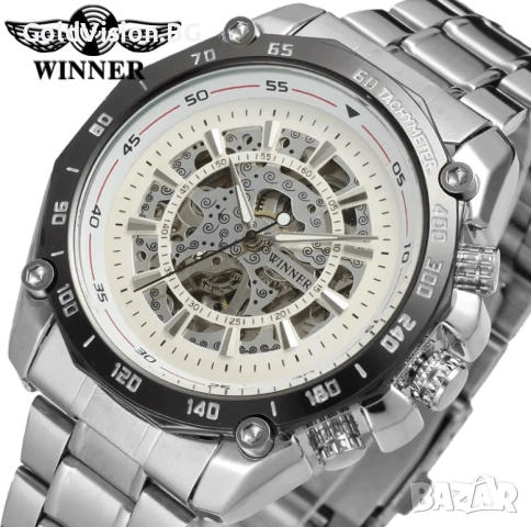 Автоматичен мъжки часовник WINNER – Web, снимка 2 - Мъжки - 54248057