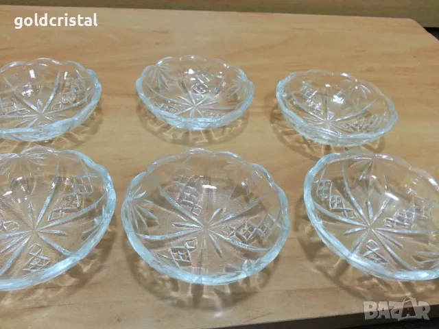 стари стъклени чинийки за сладко , снимка 6 - Антикварни и старинни предмети - 49340346