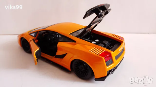 Lamborgini Gallardo Superleggera Bburago - Мащаб 1:24, снимка 3 - Колекции - 49345665