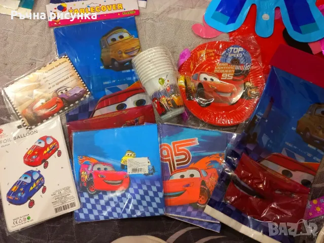 Парти артикули на складови цени ,всякакви детски теми,налични ,изпращам веднага , снимка 5 - Декорация за дома - 48620277