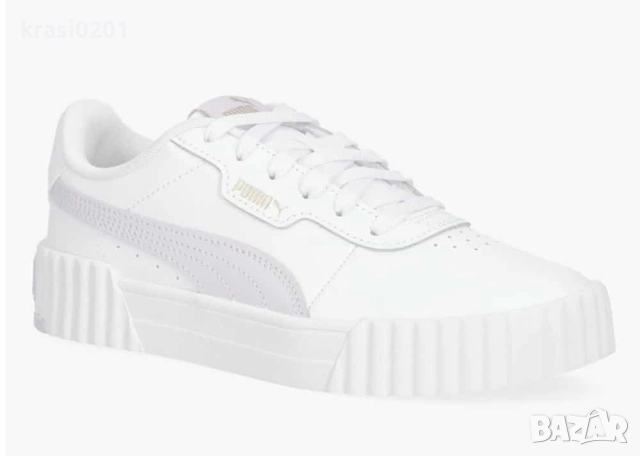 Оригинални маратонки на PUMA Carina 3.0! Естествена кожа, 37 номер, снимка 6 - Маратонки - 52445683
