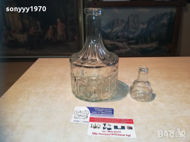 стъклена бутилка гарафа 0411201139, снимка 5 - Колекции - 30669210