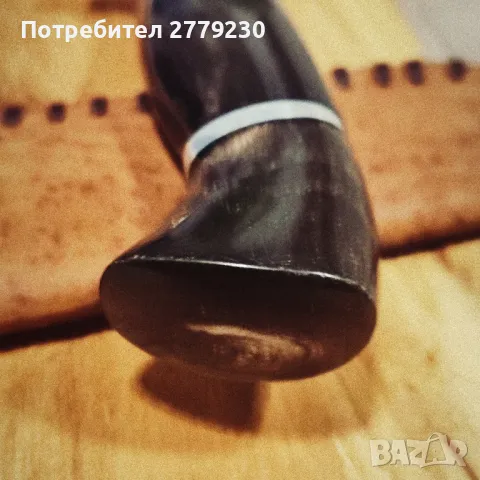 Ловен нож ръчна изработка от П. Неделев!, снимка 8 - Ножове - 49909414