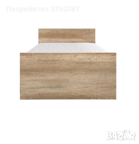 Легло 90/200 с матрак, снимка 2 - Мебели за детската стая - 54350439