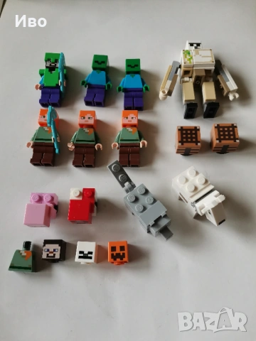 Lego Minecraft фигурки. Лего майнкрафт фигурки.
