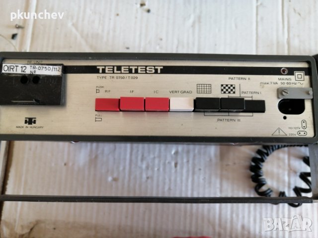 Тестов генератор TR-0750 / T029, снимка 4 - Друга електроника - 42352229