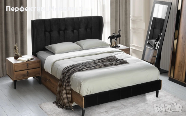 Цялостно обзавеждане за спалня-гардероб,спалня с механизъм,огледало,скрин,нощни шкафчета, снимка 5 - Спални и легла - 51921741