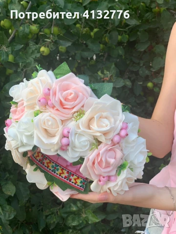 Диадема „Царица Роза“. Ръчна изработка ., снимка 2 - Други - 51201656