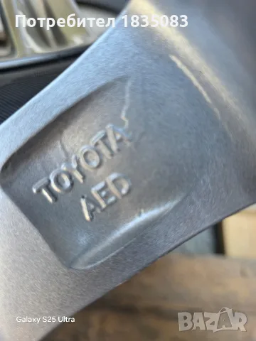 Лети джанти 16ки 4х100 Toyota + летни гуми 195/50/16 Bridgestone, снимка 8 - Гуми и джанти - 55846636