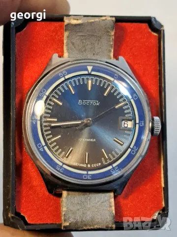 съветски механичен часовник Восток , снимка 2 - Мъжки - 48735902