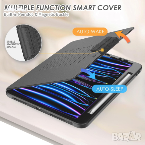 Калъф TECHGEAR Enduro за Apple iPad Air 10.9" 4-то/5-то поколение (2022/2020) iPad Pro 11" 4-то/3-то, снимка 5 - Таблети - 44672145