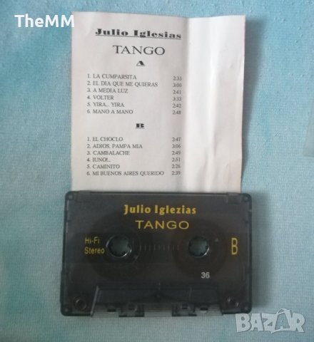 Julio Iglesias - Tango, снимка 2 - Аудио касети - 42390113