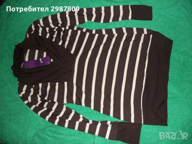 Дамска Блуза,  Нова с етикет,  размер М Л, снимка 1 - Блузи с дълъг ръкав и пуловери - 38006583