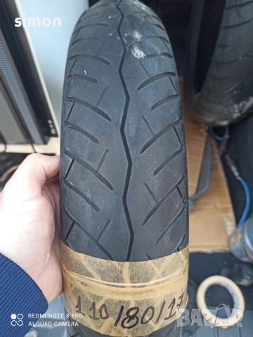 Гума за мотор Bridstone 110/80/17, снимка 3 - Гуми и джанти - 53923741